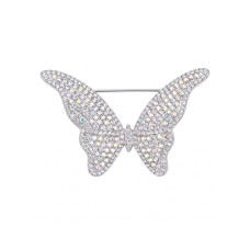 Брошь Butterfly серебряная