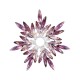 Брошь ОРЕОЛ Zircon+crystal