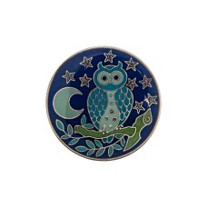 Брошь Сова Clara Bijoux F25156-16 BL