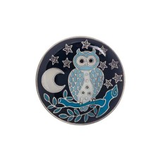 Брошь Сова Clara Bijoux F25154-4 BW
