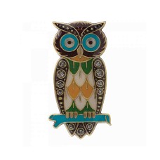 Брошь Сова Clara Bijoux F25015 BR